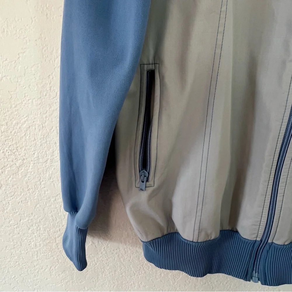 Vintage‎ Odlo Of Norway Two Tone Blue Leisure Athletic Zip Jacket Men’s Size XL